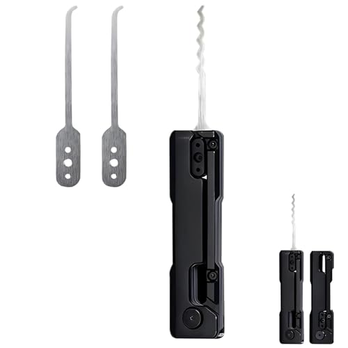 Lock Picking Tool Set, Professional Lockpicking Set, Kompaktes und tragbares Design, Ideal für Schule Gym Schließfach, Werkzeugkasten, Hasp Lagerung, Ideal für Schlosser Enthusiasten und Anfänger