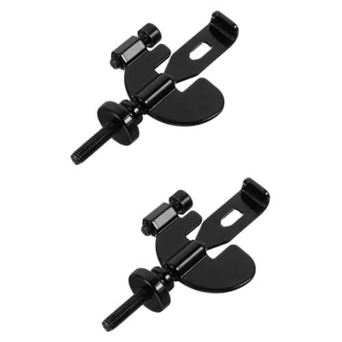 Homoyoyo 2st Tor Transporter Geräte Bolzen Sperren Garage Tasche Kette Handhaben Sicher Bausatz Haken Mieter Drinnen Freundlich Privatsphäre Reisende Innere Schlösser Haustier Metall Black