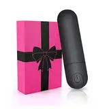 Umania Mini Starke Vibrator Wiederaufladbare Kugel Massager Ei Wasserdichte Tragbare Klein Massage für Paar Reise -Vibratoren G-punkt und Klitoris Stimulator Sexspielzeug, Schwarz