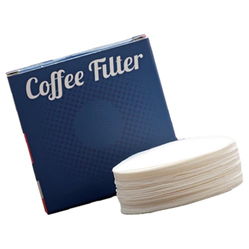 100pcs/Pack Gebleichtes Kaffeefilterpapier Für Espresso Maschinenhandel Zubehör Kaffeebrauerung Vorräte