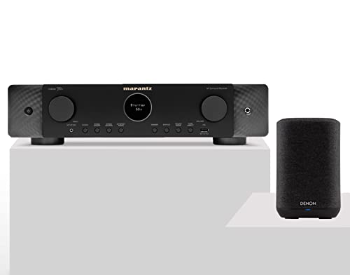 Marantz CINEMA 70s 7.2-Kanal AV-Receiver, Hifi Verstärker mit Denon Home 150 Smart Home Speaker