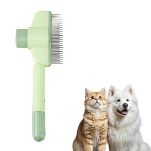 Katomi Katzenkamm Grün – Fellpflege Kamm für Katzen, Fellbürste & Haustierpflege, Umweltfreundlich, Ideal für Katzenbesitzer, Weihnachten & Geburtstag, 10 cm