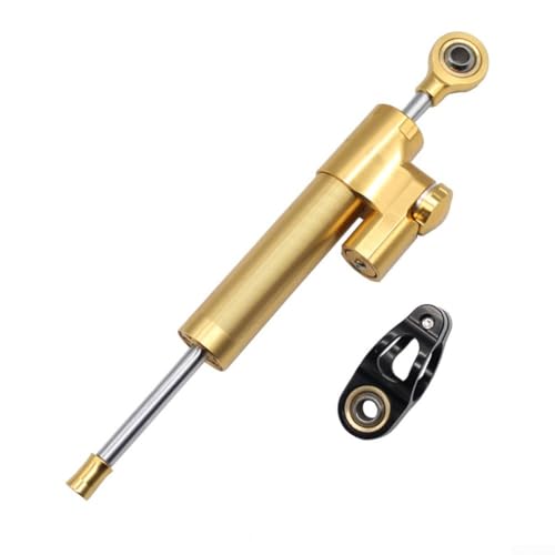 Scooter Lenkstabilisator Dämpfer, verstellbarer Scooter-Lenkungsdämpfer für Zero 10X für VSETT 10 (Gold)