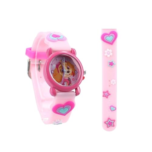 My sweety pop Analoge Armbanduhr zum Lernen von Uhrzeit für Kinder – Schule – Kindergarten – Kindergarten – Urlaub – Geschenkidee, Paw Patrol – Blau