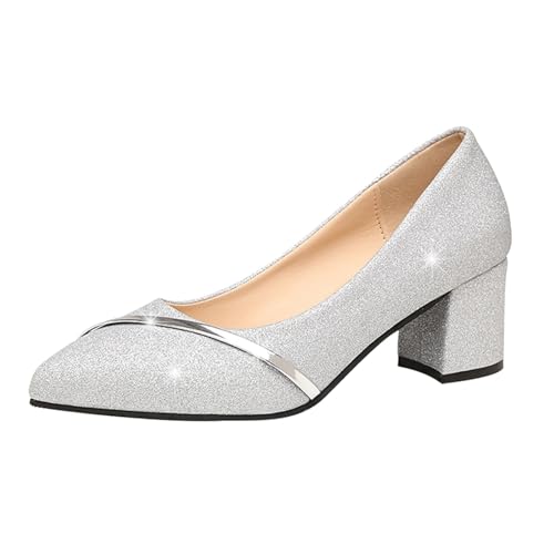 Beichwtd Pumps Damen Weite H High Heels Schicke Damenschuhe Bequem Pumps Elegant Spitz Hohe Schuhe