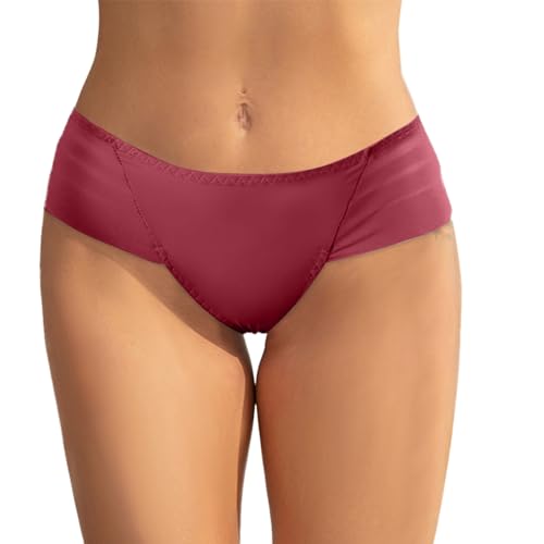 Unterhosen Damen, Slips Damen, Weiche Bequem Pantys Leicht Atmungsaktive Unterwäsche Fitness Sportunterhosen Stretch Soft Damenslip Scheuern Sexy Damenunterhosen