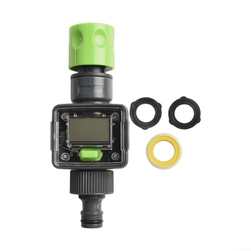 ZYNCUE Wasserdurchflussmesser für präzise Überwachung, mit integriertem Hall-Sensor, Messung des gesamten Wasserflusses in Echtzeit, letzter Wasserverbrauch