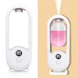 Automatischer Lufterfrischer mit 5-Gang-Digitalanzeige & Farblicht, Air Freshener mit Timer-Einstellung, Automatisch Aroma Diffuser für Badezimmer, Haustiere, Geruch, Toiletten, Hotels