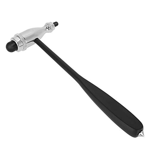 Neurologischer Reflexhammer, Neuro Reflexhammer mit Doppel Kunststoffkopf, Medizinischer neurologischer Hammer Humanisierter diagnostischer Percussion Muskel Reflexhammer Gesundheitsversorgung