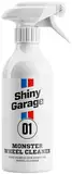 Shiny Garage Auto Felgenreiniger 500 ml 'Monster Wheel Cleaner Plus' - Effizient Alufelgen Reiniger - Umfassend Autopflege - Wirksam Auto Reinigung und Auto Pflege