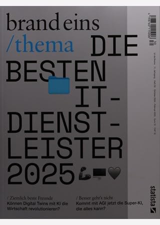 brand eins / thema 30/2024 "Die besten IT-Dienstleister 2025"