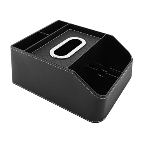 Zkydhbd Praktische Autositze Gaps Center Konsole Organisatoren Mit Getränkehalter Leder Innenkonsole Für Organisierte Reisezentrum Konsole Organisatoren