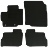 Velourmattenset für Mitsubishi Space Star ab Bj. 2013 Basic runde Befestigungen Mit Absatzschoner Passform Neu Veloursfussmatten Automatten