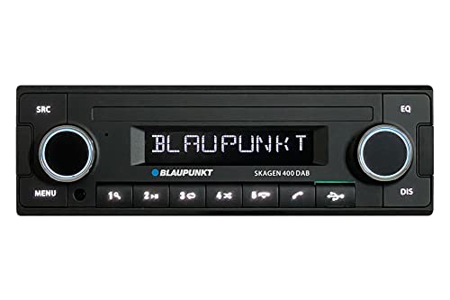 Blaupunkt Skagen 400 DAB, 1-DIN Radio, Kurze Einbautiefe, DAB, Bluetooth, schwarz