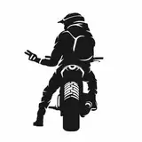 DIE WERBESCHEUNE Biker Respekt Aufkleber Sticker 15 x 10 cm Motorrad - viele Farben