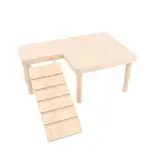 Hamster Plattform, Hamster Etage with Ladder Bridge, Climbing Platform for Small Pets, Wooden Play Structure for Rats, Gerbils, Chinchillas, Squirrels and Pet Birds, Cage Toy