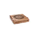 SWS 100 Pizzakartons 20x20x4 cm aus Mikrowellpappe Kraft