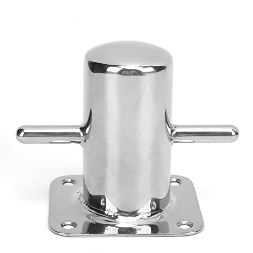 Alomejor Bootsanlegeplatz Cross Mooring Poller Bootsanlegeklampe Einzelner Mooring Bitt Marine Hardware-Zubehör(120MM)