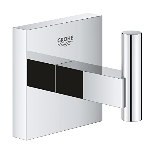 GROHE Start Cube - Bademantelhaken (verdeckte Befestigung, Material: Metall), chrom, 40961000