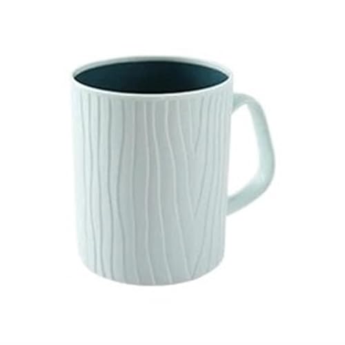 TRgqify-KM Bad Becher Kunststoff Mundwasser Tasse Kaffee Tee Wasser Becher Home Reise Einfarbig Zahnbürste Halter Tasse Drink Werkzeuge (Color : Light-Bule)