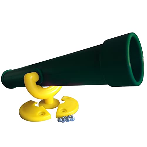 Teleskop Fernrohr für Spieltürme, (gelb/grün)