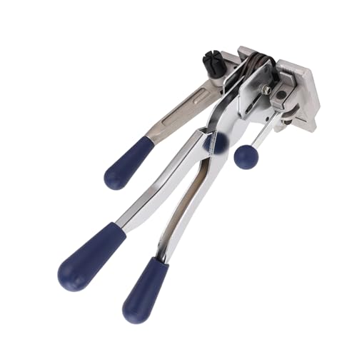 Manuelle Bindungswerkzeuge, 3-in-1-Stahlspanner-Snijder für eine Schnelle und Zuverlässige Verpackung, Ideal Zum Docking und Palettenanwendung (22x12x5cm / 8.7x4.7x2.0in)