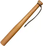 Victorer Baseballschläger aus Holz mit Paracord Handschlaufe, Verschiedene Arten, Baseball Schläger aus Massivholz (Holz)