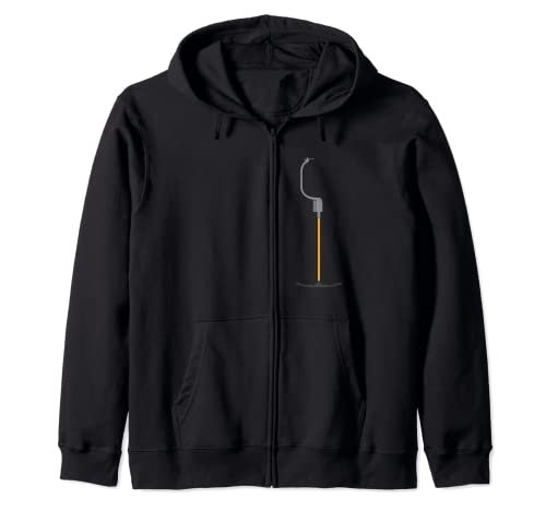 Uriger Retro Skilift Ankerlift Tellerlift Schlepplift Kapuzenjacke