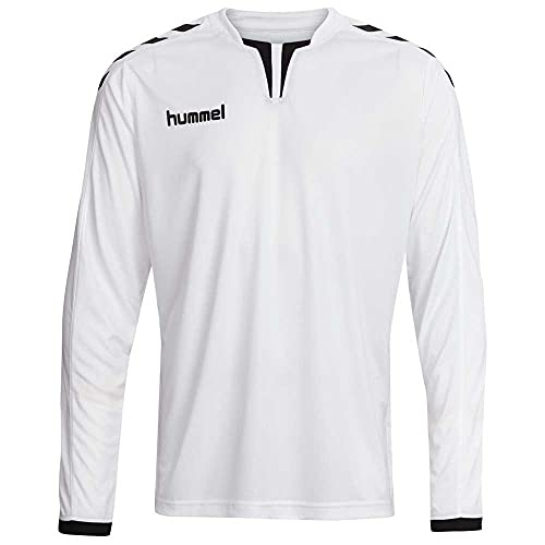 hummel Kinder Trikot Core LS Poly Jersey 104615 White PR 140-152