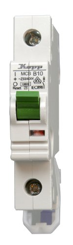 Kopp 721000082 Leitungsschutzschalter 1-polig B-Charakteristik, 10 A
