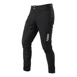 FORBEMK Unisex Kinder Fahrradhose Youth Pants Mountainbike-Hose lang Leicht Atmungsaktiv Wasserabweisend Laufen Mountainbike Outdoor Kid Fahrradhose-Black-14