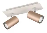 Trio Leuchten Spotbalken Marley 802400265, Metall Coffee/Warm Grey, exkl. 2x GU10