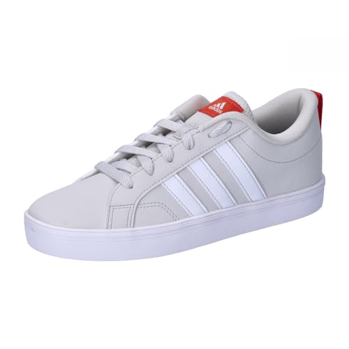 adidas Unisex VS Pace 2.0 Shoes Kids Nicht-Fußball-Halbschuhe, Grey One/Cloud White/Preloved Red, 39 1/3 EU