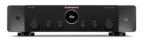 Marantz Stereo 70s Stereo-Gerät mit HDMI-Umschaltung, Streaming über HEOS Built-in, Phono-Eingang und UKW-/DAB+-Radio – Schwarz