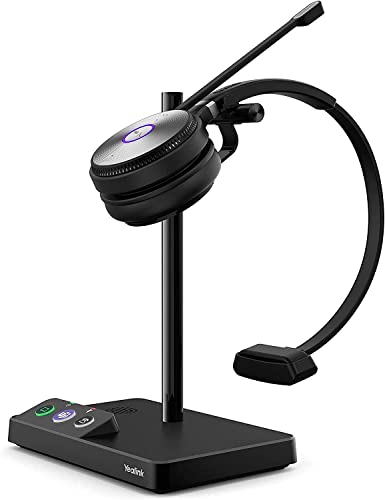 Yealink WH62 Mono DECT Wireless Headset Teams, schwarz