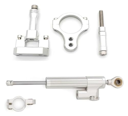 RINKTEEA Motorrad Lenkungsdämpfer Stabilisator Für G&Booster Für Scooter Stabilisator Dämpfer Motorrad Lenkung Dämpfer Stabilisator Halterung Montage Kit(Set 7)