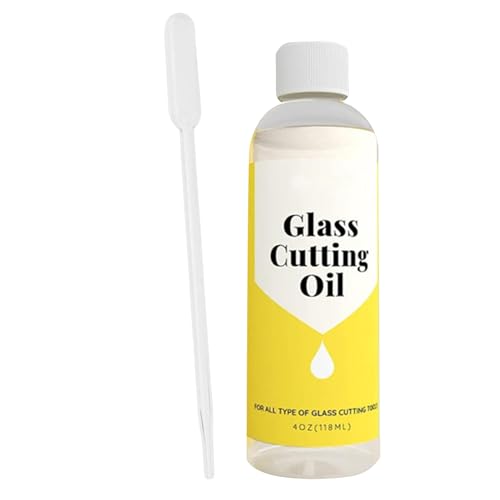 Stibtmr 118ml Glasschneidöl Glass Cutting Oil Glasschneider Öl Glasschneidflüssigkeit Schneidöl Für Glasbohrer Geeignet Für Glasschneidewerkzeuge Vielseitige Für Keramikfliesen Spiegel