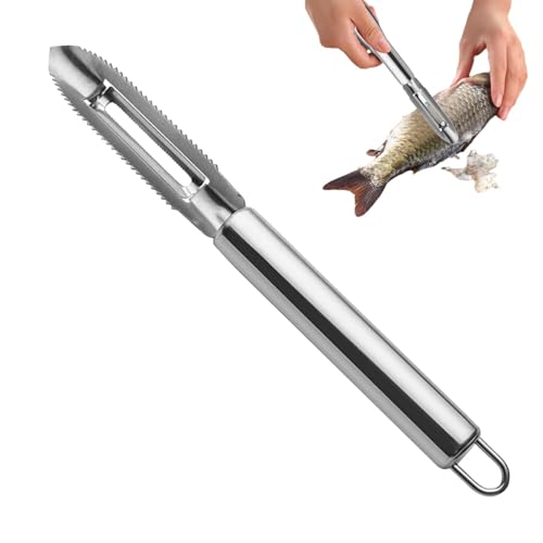 Fischschuppenentferner, Fischschuppenentferner | Reinigungsbürste zum einfachen Entfernen von Fischschuppen,Schnelleres Fischschuppen-Hautentfernungswerkzeug, Multifunktions-Fischschuppenschaber aus E