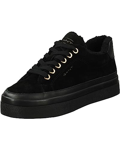 GANT Damen AVONA Sneaker, Black, 39 EU