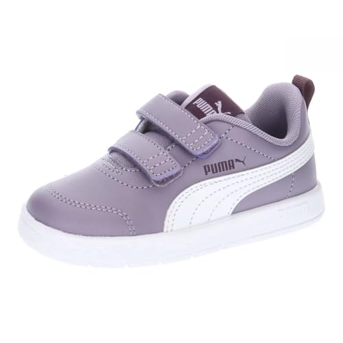 PUMA Unisex Baby Courtflex V3 V Inf Sneaker, Pale Plum White, 25 EU