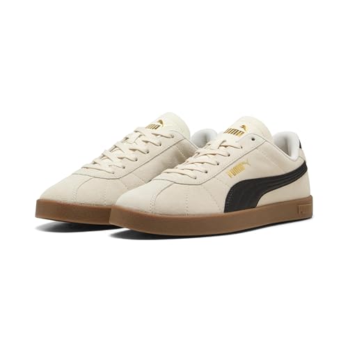 PUMA Unisex Club II Sneaker, Alpine Snow Black Gold, 42 EU