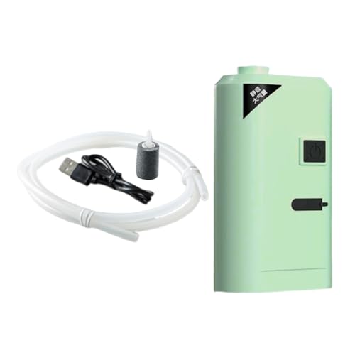 Aquariumluftpumpe - Aquariumluftpumpe | Tragbare Stille Blase Mit Uns | Wiederaufladbare Luftpumpe | Oxygenator Für Aquakulturanlagen Hydroponik -Reptilien