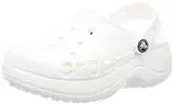 Crocs Baya Damen Schiebe-Sandalen, Weiß, 37/38 EU