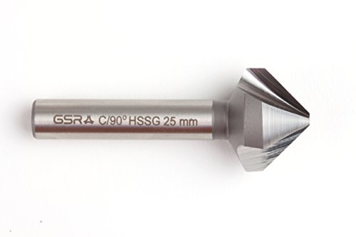 GSR-Profi Kegel - und Entgratsenker, CBN geschliffen, HSS DIN 335 4,3 mm mit 3 Schneiden und 90° Senkwinkel; Senker; Entgrater