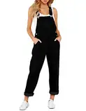 Roskiky Jeansoveralls Für Frauen Latzhose Damen Jeans Latzhose Damen Jeans Latzhose Damen Warm Onyx Black S