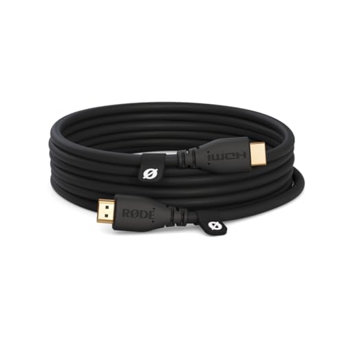 RØDE HDMI-3 Premium High Speed HDMI-Kabel mit Ethernet (3m/10ft, Schwarz)