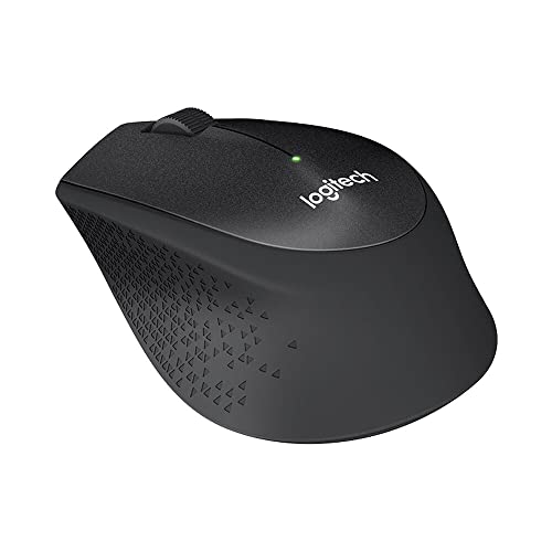 Logitech B330 SILENT PLUS Kabellose Maus, 2,4 GHz mit USB-Nano-Empfänger, 1000 DPI Optical Tracking, 2 Jahre Batterielaufzeit, Kompatibel mit PC, Mac, Laptop, Chromebook - Schwarz