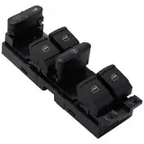 MCamooer Fensterheberschalter für Golf 4 Leon 1 Toledo 1J4 959 857D Fensterheber Schalter kompatibel mit Jetta Bora Passat B5 1J4959857D Vorne Links (10 Pins)