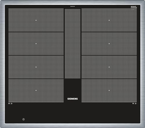 Siemens EX645LYC1E IQ 700 Induktionskochfeld (autark), 60 cm breit, varioInduktion Plus freie Platzwahl, power Move Plus voreingestellte Leistungsstufen, powerBoost schnelleres Kochen