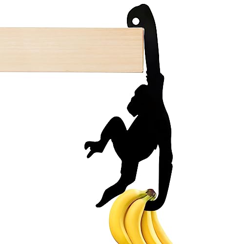 DAWRIS Bananenhalter Affe für Bananen, Bananenhaken, Der witzige Affen Bananenhalter, Küchen Gadgets für die Küche zum Aufhängen von Bananen, Weintrauben und anderem Obst